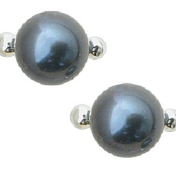 Black Freshwater Pearl Earrings