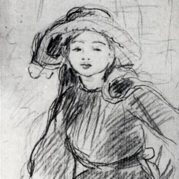 1865-1890 Julie enfant au chapeau, Julie child with the hat