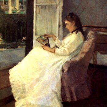 1869 Berthe Morisot - La Soeur de l'Artiste a la fenetre