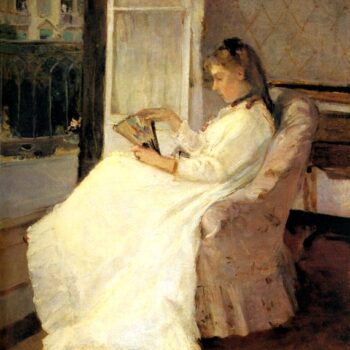 1869 Young woman with her window