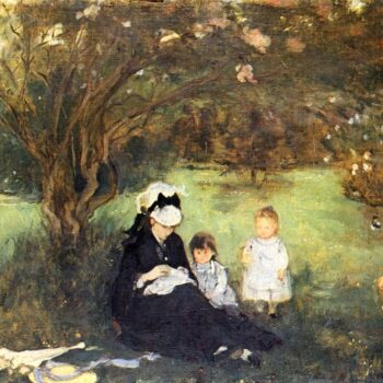 1874 Lilacs With Maurecourt