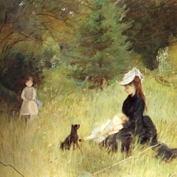 1874 On the lawn