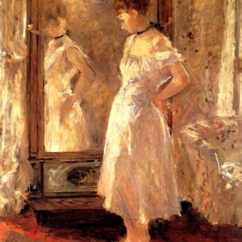 1876 Berthe Morisot - Psyche, Detail