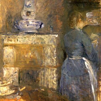 1880 Berthe Morisot - La salle a manger