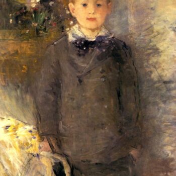 1880 Little boy in gray
