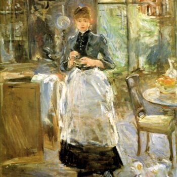 1884 Berthe Morisot Dans la Salle a manger