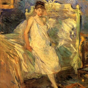 1886 Berthe Morisot Le Lever PEINTURE HUILE SUR TOILE