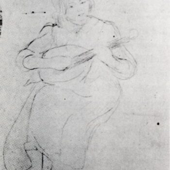 1889 Julie with the Mandoline