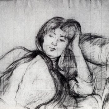 1889 Study for the Young woman at rest