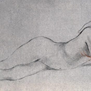 1891 Laid down naked shepherdess