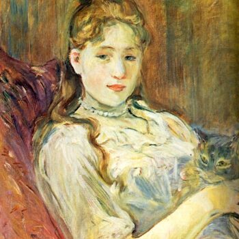 1892 Girl with the cat