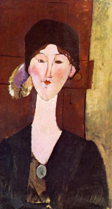 1915 Portrait de Beatrice HAcrylique sur Toileings