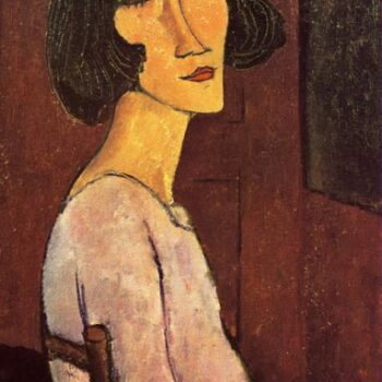 1916 Marguerite assise