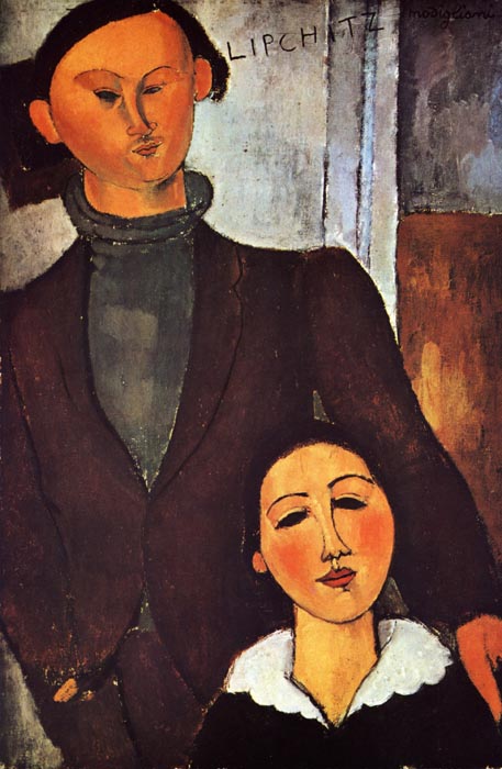 1917 Jacques Lipchitz et sa femme