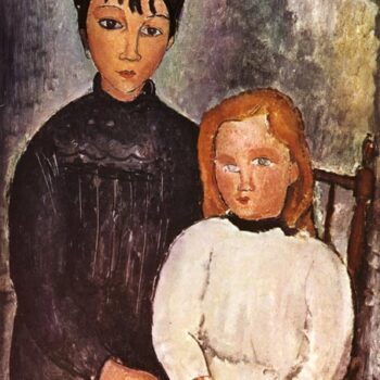 1918 Les deux fillettes