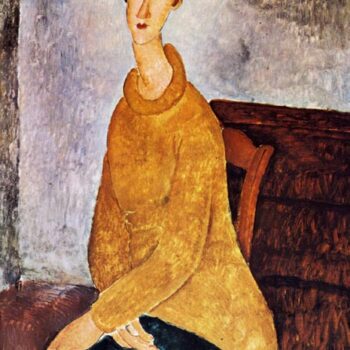 1918 Portrait de Jeanne Hebuterne