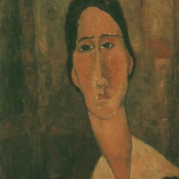 1919 Modigliani Amedeo Jeanne H_Őbuterne avec un col blanc