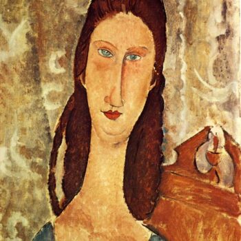 1919 Portrait de Jeanne Hebuterne