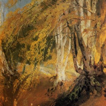 A Beech Wood with Gipsies Round a Camp Fire, 1799-1801