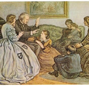 A Christmas Story (Watercolour), 1862