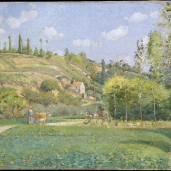 A Cowherd at Valhermeil, Auvers-sur-Oise, 1874