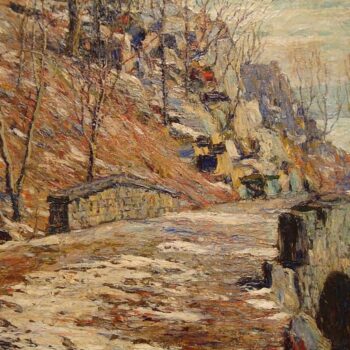A Road by the Palisades (detail), 1911