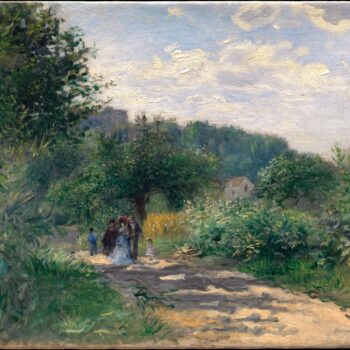 A Road in Louveciennes, 1872