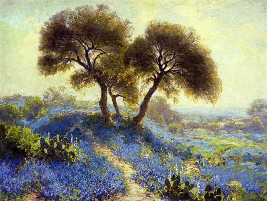A Spring Morning, Bluebonnets, San Antonio, 1913