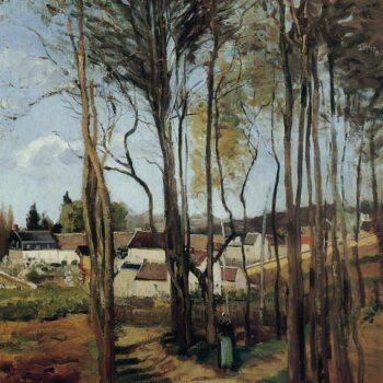 A Village through the Trees, 1868