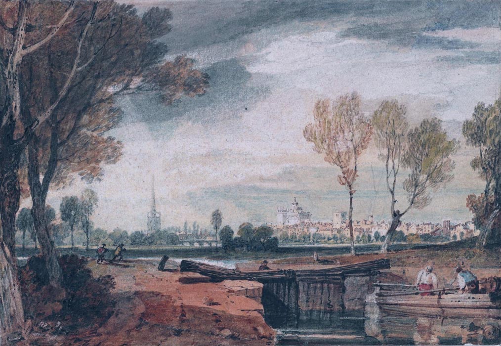 Abingdon from the Thames Navigation, 1804