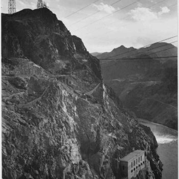 Adams - Cliffs above Boulder Dam