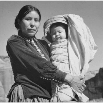 Adams - Dinee Woman and Infant, Canyon de Chelle, Arizona [Undeliverable Product]