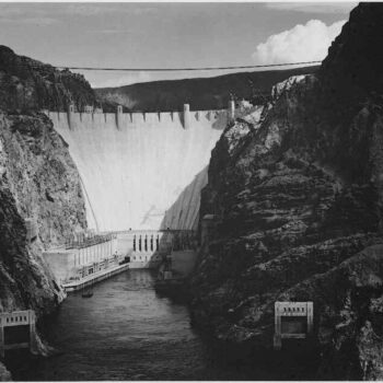 Adams - Looking Down the Colorado River Toward the Boulder Dam