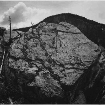 Adams - Rocks at Silver Gate, Yellowstone National Park