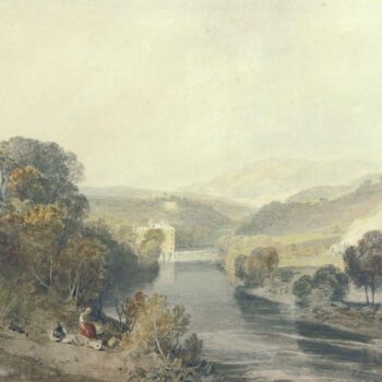 Addingham Mill on the River Wharfe, Yorkshire