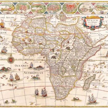 Africa, Willem Blaeu 1640