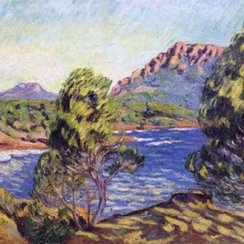 Agay, the Bay during the Mistral, 1895