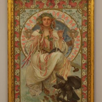Portrait of Josephine Crane Bradley as Slavia