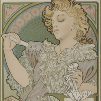 Alfons Mucha Lance Parfum Rodo 1896-97