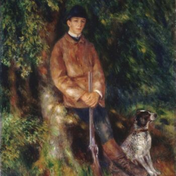 Alfred Berard and His Dog, 1881