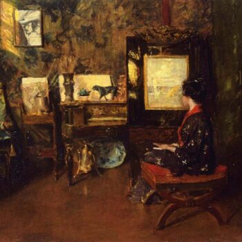 Alice in the Shinnecock Studio, 1900