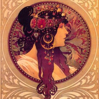 Alphonse Mucha Donna Orechini