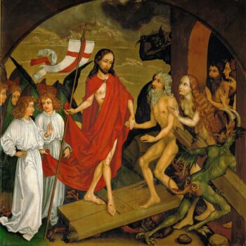 Altar panel c. Dominican (1665-1675). Christ's descent into hell