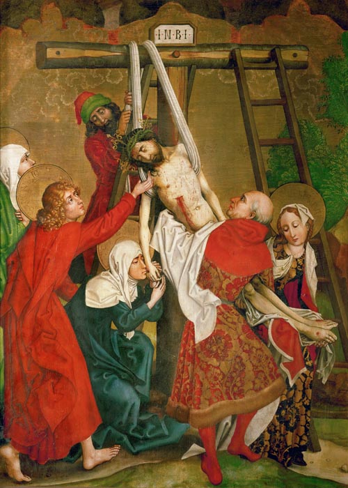 Altar panel c. Dominican (1665-1675). Descent from the Cross