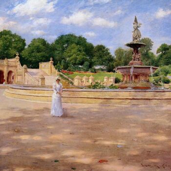 An Early Stroll in the Park, 1890