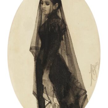 Anders Zorn-The Widow