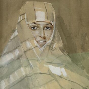 Anders Zorn - Bedouin girl 1886 (framed)