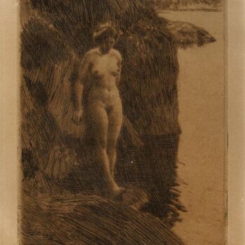 Anders Zorn - Dagmar (etching) 1909