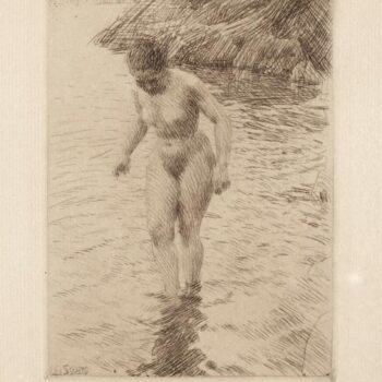 Anders Zorn - Dalaro (etching) 1915