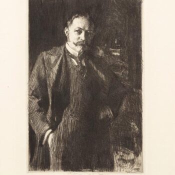 Anders Zorn - E. R. Bacon (etching) 1897
